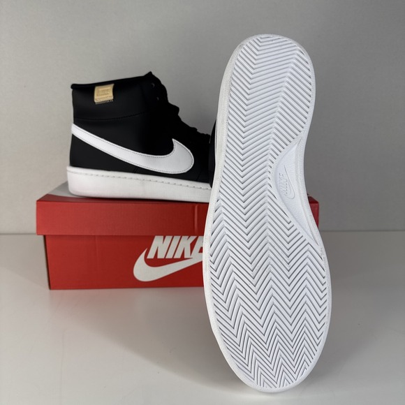 Nike Court Royale 2 Mid Mens Size 13 Black White CQ9179-001 New In Box - Picture 9 of 9